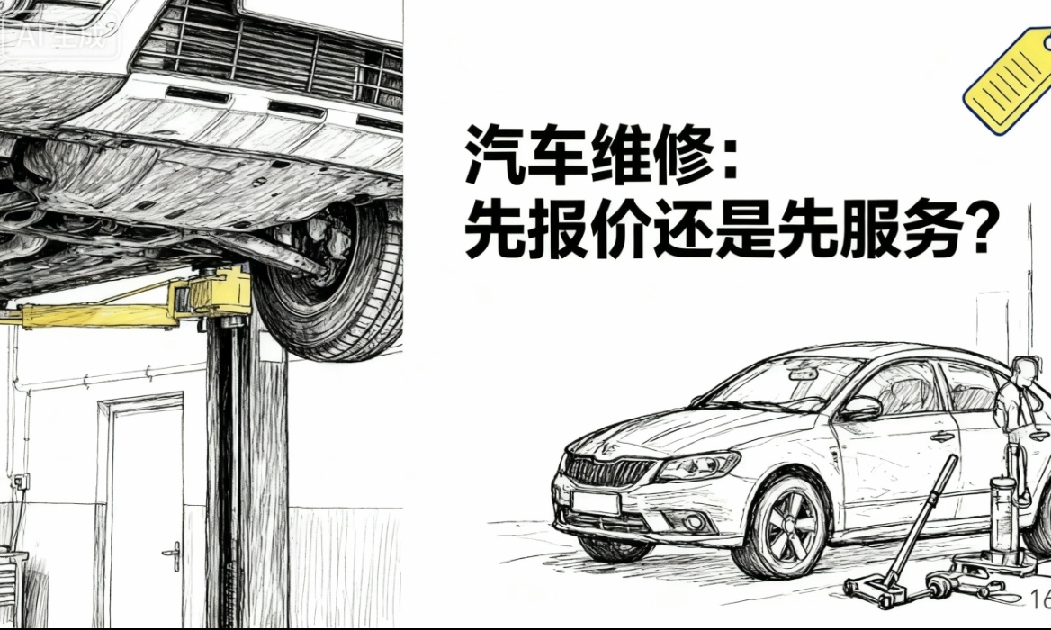 车辆维修：先报价还是先服务？